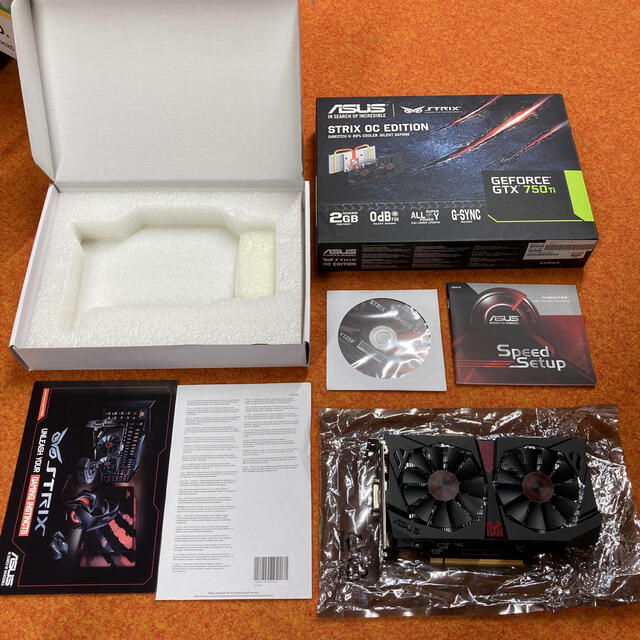 ASUS(エイスース)の★中古/ASUS STRIX-GTX750TI-OC-2GD5 スマホ/家電/カメラのPC/タブレット(PCパーツ)の商品写真