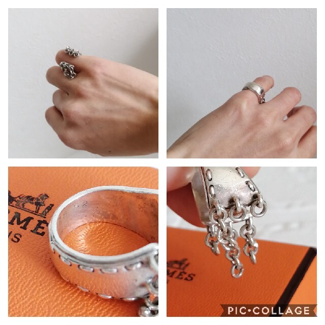 Hermes(エルメス)のエルメス　リング　チェーン レディースのアクセサリー(リング(指輪))の商品写真