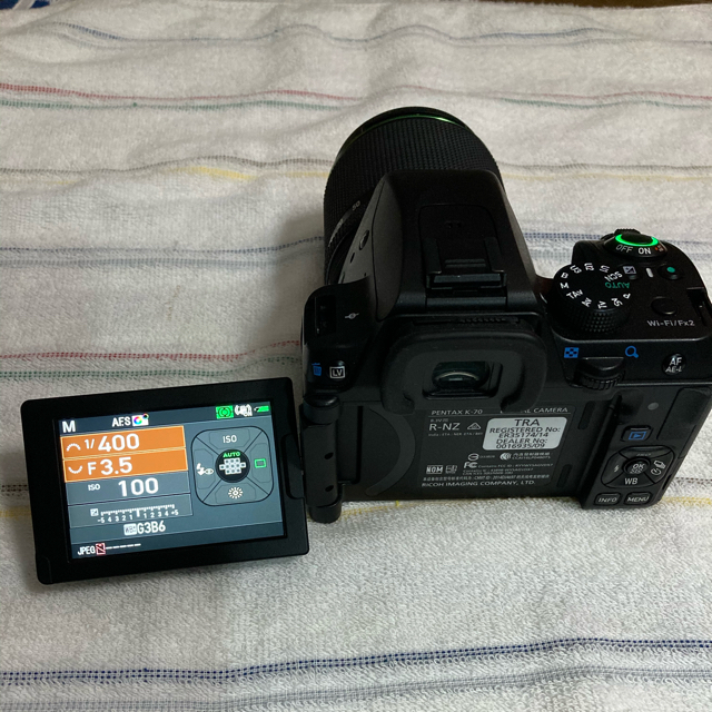 PENTAX K-70(ブラック) 18-135WR KIT 防滴•防塵 PENTAX K-70(ブラック) 18-135WR KIT 防滴•防塵
