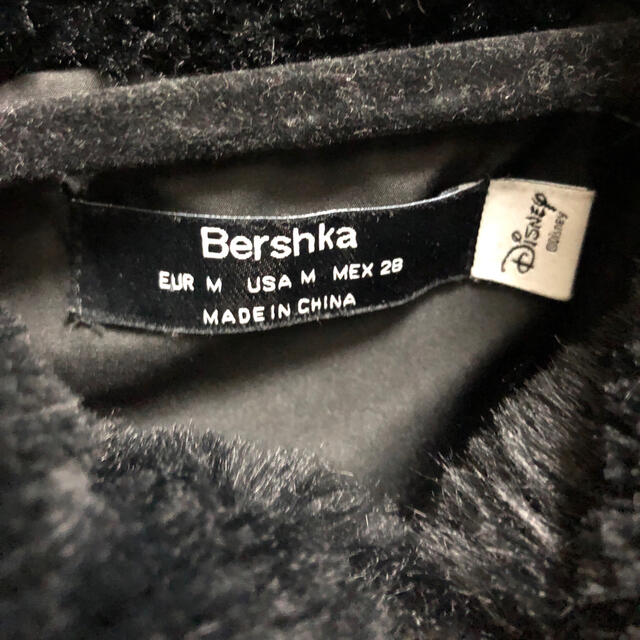 Bershka ミッキー コラボ ファージャケット US:Mサイズ 2