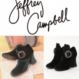 ジェフリーキャンベル(JEFFREY CAMPBELL)の【ジェフリーキャンベル】ビジューバックルブーティー 24.5cm(ブーティ)