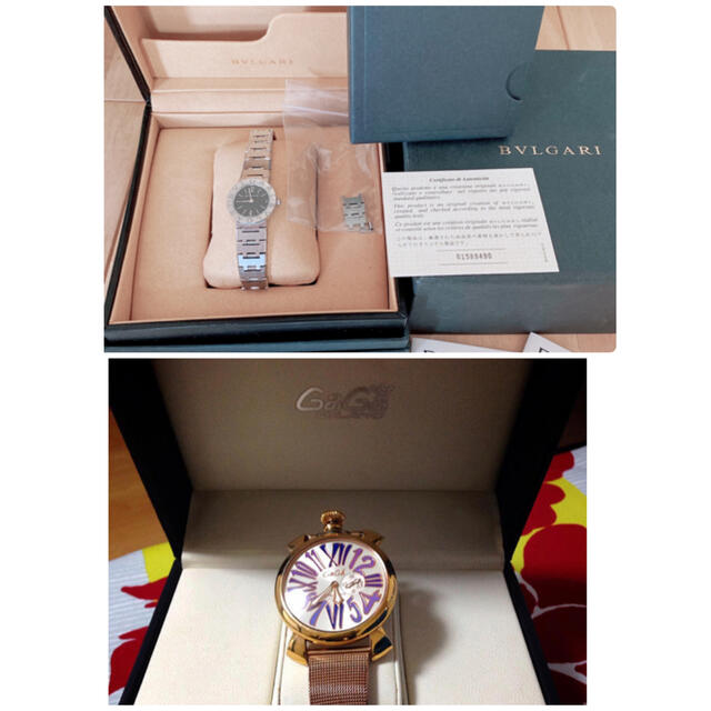 第一ネット GaGa MILANO - 正規品⭐️ ガガミラノとBVLGARI腕時計セット売り♥️最終値下売り切超特価 腕時計