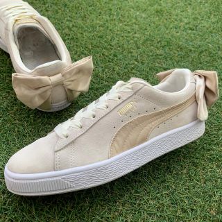 プーマ(PUMA)の美品25 PUMA SUEDE BOW スエード ボウ E634(スニーカー)