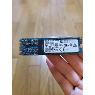 トウシバ(東芝)の美品 動作確認済み！TOSHIBA m.2 ssd 128GB(PCパーツ)