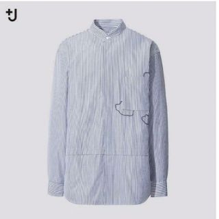 ユニクロ(UNIQLO)のユニクロ　ジルサンダー　＋Ｊ　スーピマコットンオーバーサイズシャツ　雲　(シャツ)