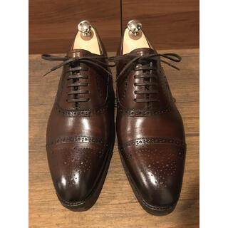 【着用2回】オリエンタル　7 25cm セミブローグ　革靴　ビジネスシューズ(ドレス/ビジネス)