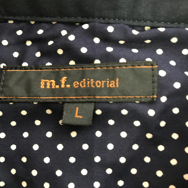 m.f.editorial(エムエフエディトリアル)の水玉模様のシャツ メンズのトップス(シャツ)の商品写真
