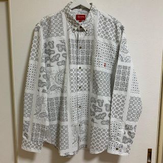 シュプリーム(Supreme)のSupreme Paisley Grid Shirt バンダナ柄シャツ(シャツ)