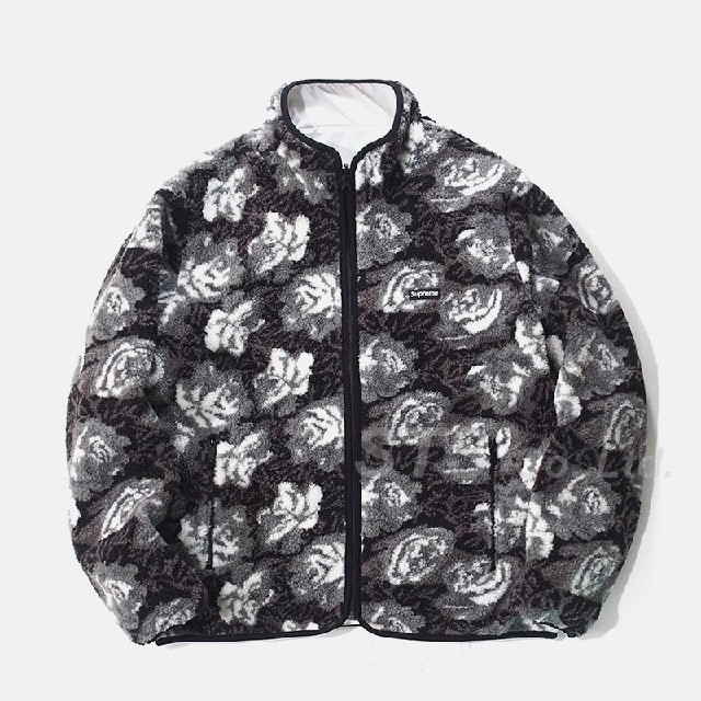 Supreme Roses Sherpa Fleece Jacket  XL