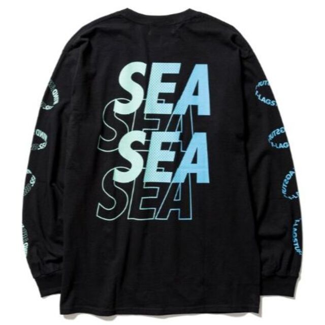 L黒F-LAGSTUF-F X WIND AND SEA ロングスリーブTシャツ メンズのトップス(Tシャツ/カットソー(七分/長袖))の商品写真