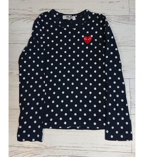 コムデギャルソン(COMME des GARCONS)の値下げplayCOMME des GARCONS ドット柄カットソー(Tシャツ(長袖/七分))