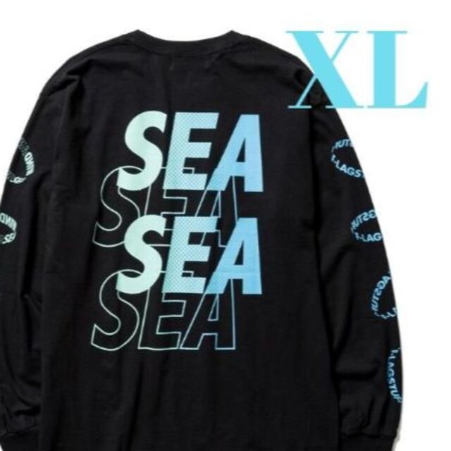 XL 黒 F-LAGSTUF-F X WIND AND SEA ロンTシャツ