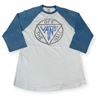 ヴァンズ(VANS)のVANS OFF THE WALL 七分袖 Sサイズ ベースボールシャツ バンズ(Tシャツ/カットソー(七分/長袖))