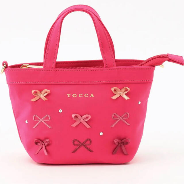 TOCCA(トッカ)のTOCCA トッカ　リボン　トートバッグ（ＸＳサイズ）　新品 キッズ/ベビー/マタニティのこども用バッグ(トートバッグ)の商品写真