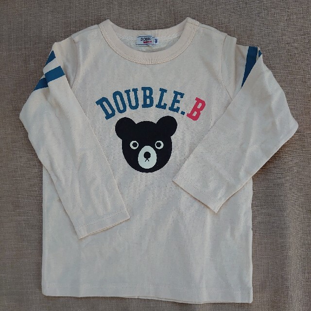 DOUBLE.B(ダブルビー)のミキハウスロンＴ　ダブルＢロンＴ 100 キッズ/ベビー/マタニティのキッズ服男の子用(90cm~)(Tシャツ/カットソー)の商品写真