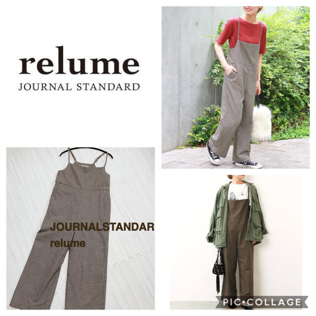 JOURNAL STANDARD(ジャーナルスタンダード)のJOURNALSTANDARDrelume  ガンクラブチェックサロペット レディースのパンツ(サロペット/オーバーオール)の商品写真