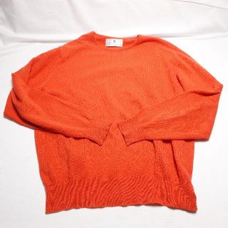 バランタインカシミヤ(BALLANTYNE CASHMERE)の[BALLANTYNE CASHMERE] オレンジのニット レディースF(ニット/セーター)