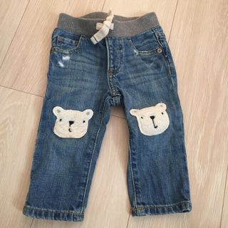 ベビーギャップ(babyGAP)のベビーギャップ デニム ジーンズ くま(パンツ)