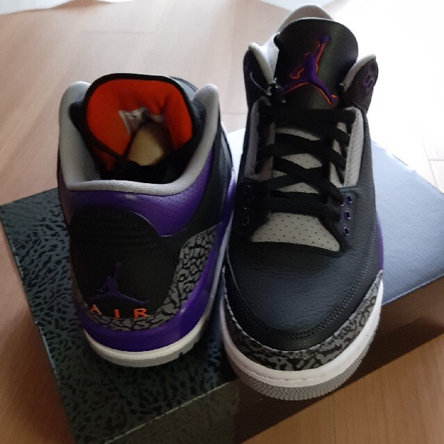 NIKE AIR JORDAN 3 COURT PURPLE 27cm 新品