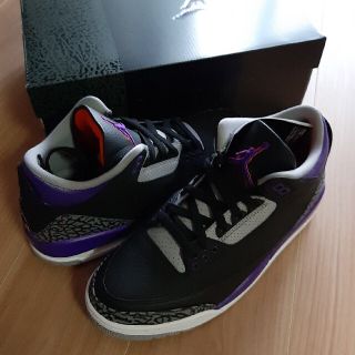 NIKE AIR JORDAN 3 COURT PURPLE 27cm 新品