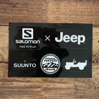 ジープ(Jeep)のサロモン　ジープ　ステッカー(その他)