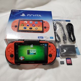 ソニー(SONY)のpsvita ネオンオレンジ WiFi (携帯用ゲーム機本体)