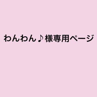 わんわん♪様専用ページ(その他)