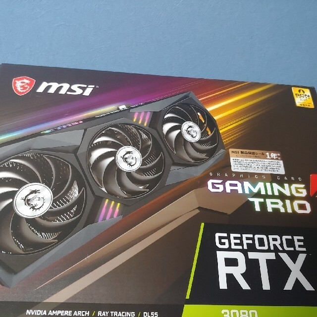 おトク】 MSI Geforce RTX 3080 GAMING X TRIO 10G PCパーツ - www