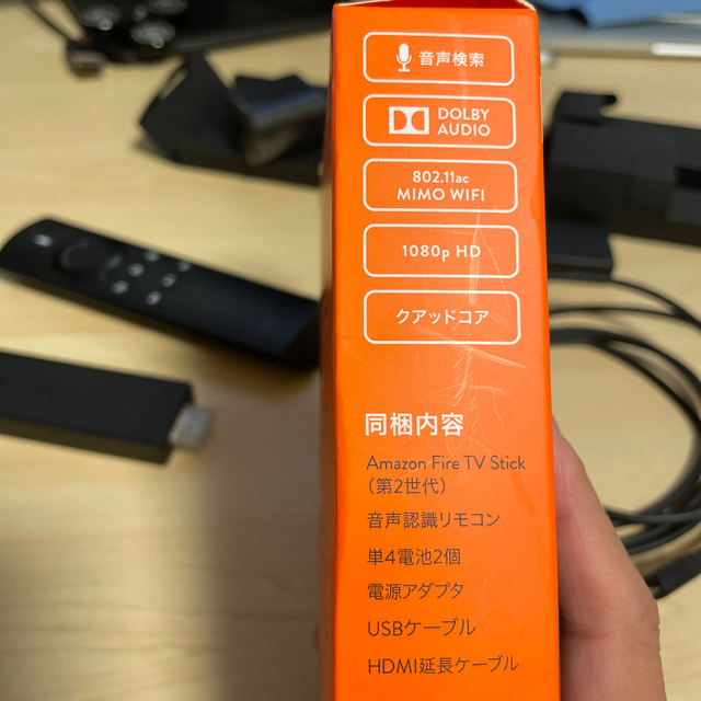 Fire TV stick 第2世代(4K非対応) スマホ/家電/カメラのテレビ/映像機器(その他)の商品写真