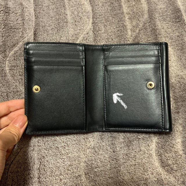 agnes b.(アニエスベー)のagnes b. ミニウォレット 二つ折り財布 ブラック レディースのファッション小物(財布)の商品写真