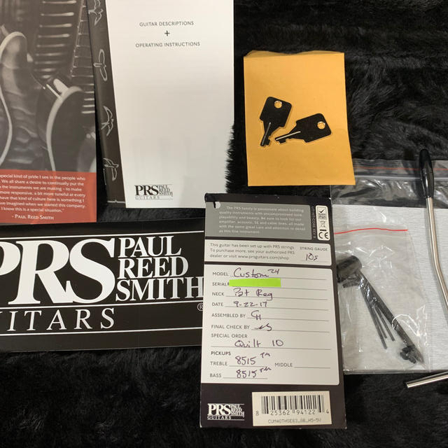 PRS Custom24 10top Gray Black 1