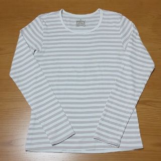 ムジルシリョウヒン(MUJI (無印良品))の無印良品 ボーダーカットソー 長袖(Tシャツ(長袖/七分))