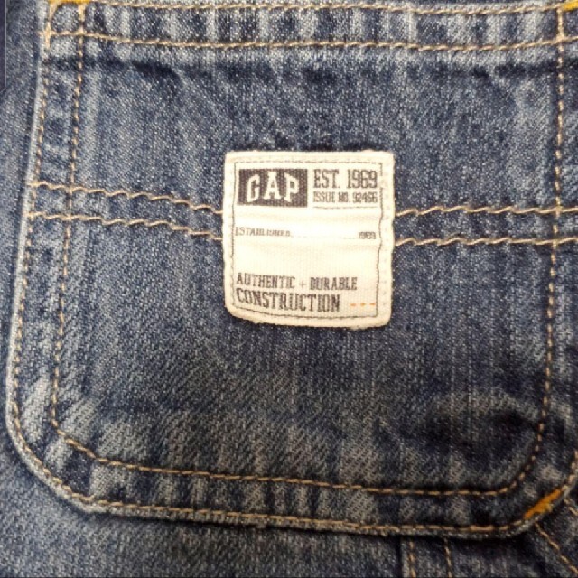 GAP(ギャップ)のＧＡＰ オーバーオール サロペット デニム キッズ/ベビー/マタニティのキッズ服女の子用(90cm~)(パンツ/スパッツ)の商品写真