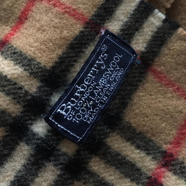 BURBERRY(バーバリー)のバーバリーBURBERRYSノバチェック ウール100% マフラー (ベージュ系 レディースのファッション小物(マフラー/ショール)の商品写真