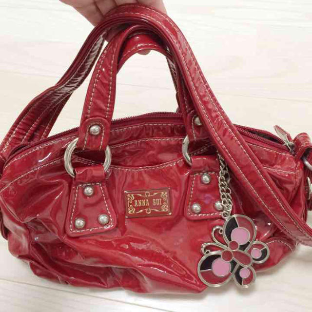 ANNA SUI(アナスイ)のアナスイ 2way エナメル バッグ レディースのバッグ(ショルダーバッグ)の商品写真