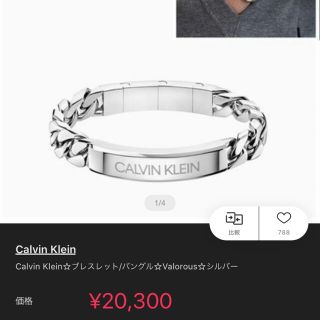 カルバンクライン(Calvin Klein)の CALVIN KLEIN ブレスレット Valorous（バララス） シルバー(ブレスレット)