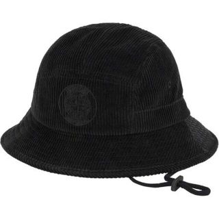 シュプリーム(Supreme)のSupreme Stone Island Crusher Hat ハット 黒(ハット)