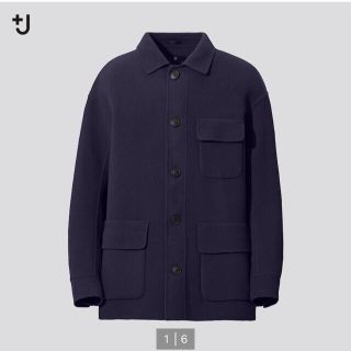 ユニクロ(UNIQLO)のユニクロ＋J ダブルフェイスオーバーサイズワークジャケット　XS(ブルゾン)