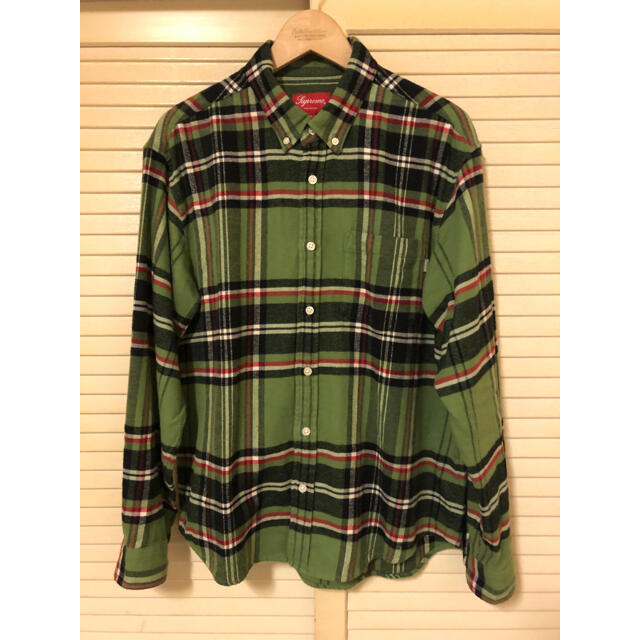 即購入OK supreme tartan flannel shirt