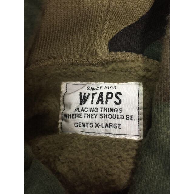 W)taps(ダブルタップス)のwtaps 迷彩スウェットパーカー XL メンズのトップス(パーカー)の商品写真