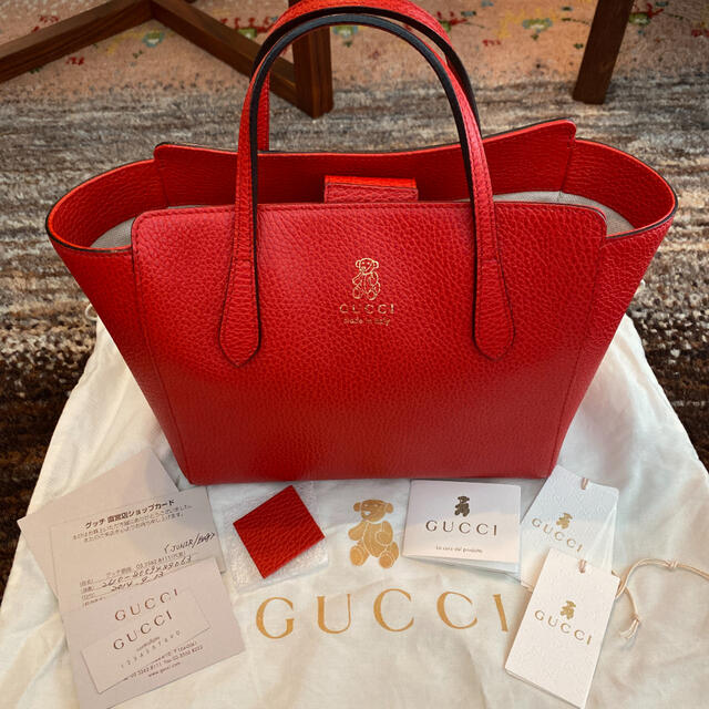 Gucci(グッチ)のグッチ チルドレン トートバッグ 赤 レディースのバッグ(トートバッグ)の商品写真