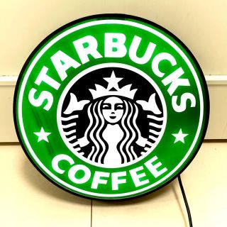 スターバックスコーヒー(Starbucks Coffee)のスターバックス　電飾　看板　ネオン　照明　カフェ　バー　ガレージ　サイン(その他)