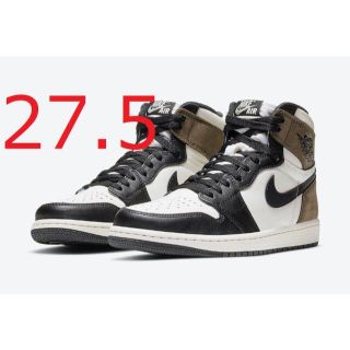 ナイキ(NIKE)のNIKE AIR JORDAN 1 DARK MOCHA BLACK 27.5(スニーカー)