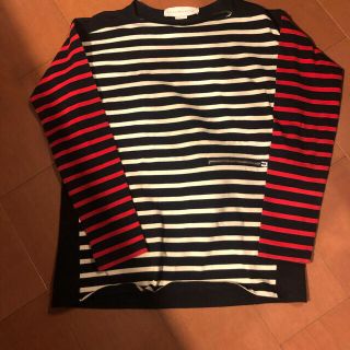 ステラマッカートニー(Stella McCartney)のステラマッカートニー　ボーダートップス　サイズ36(Tシャツ(長袖/七分))