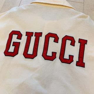 グッチ(Gucci)のグッチ　ニューヨークヤンキース　パッチ付きポロシャツ(Tシャツ/カットソー(半袖/袖なし))