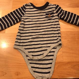 ベビーギャップ(babyGAP)のベビーギャップ 長袖ロンパース 6-12ヶ月(ロンパース)