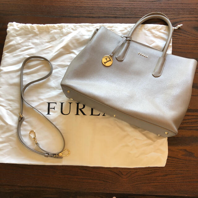 フルラ♡FURLA♡トートバッグ♡グレージュ