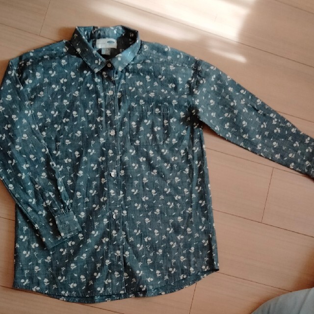 Old Navy(オールドネイビー)の値下げ　2着セット　GAPシャツ　お揃い キッズ/ベビー/マタニティのキッズ服女の子用(90cm~)(ブラウス)の商品写真