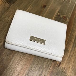 フルラ(Furla)のフルラ　財布　ミニ財布　ホワイト　三つ折り財布　美品　小銭入れ　ウォレット(財布)