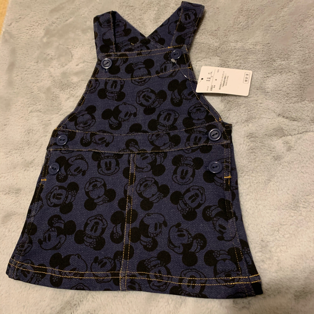 Disney(ディズニー)のミニー　ジャンパースカート キッズ/ベビー/マタニティのベビー服(~85cm)(ワンピース)の商品写真